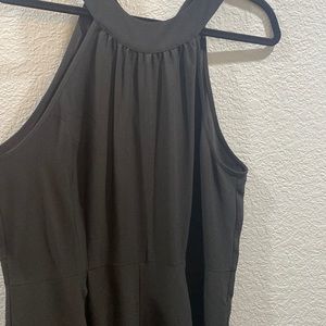 Black wide leg jumpsuit